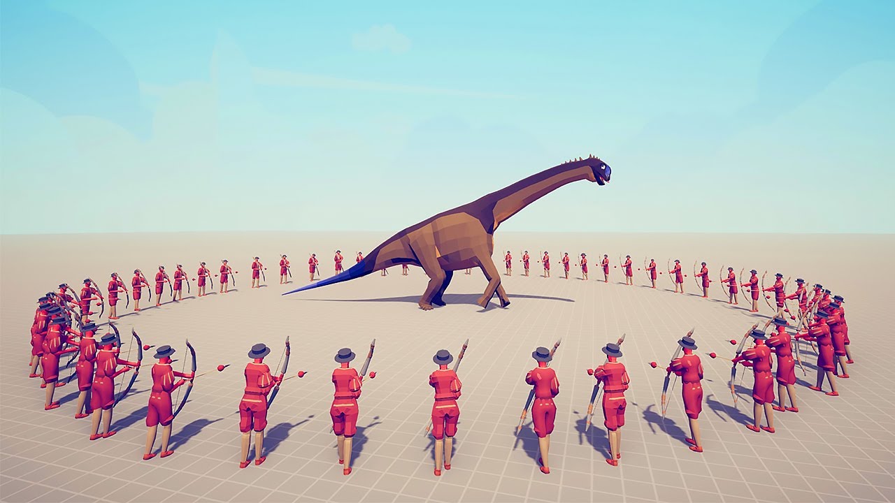 Balloon Archer Circle vs Strong Units - Totally Accurate Battle Simulator