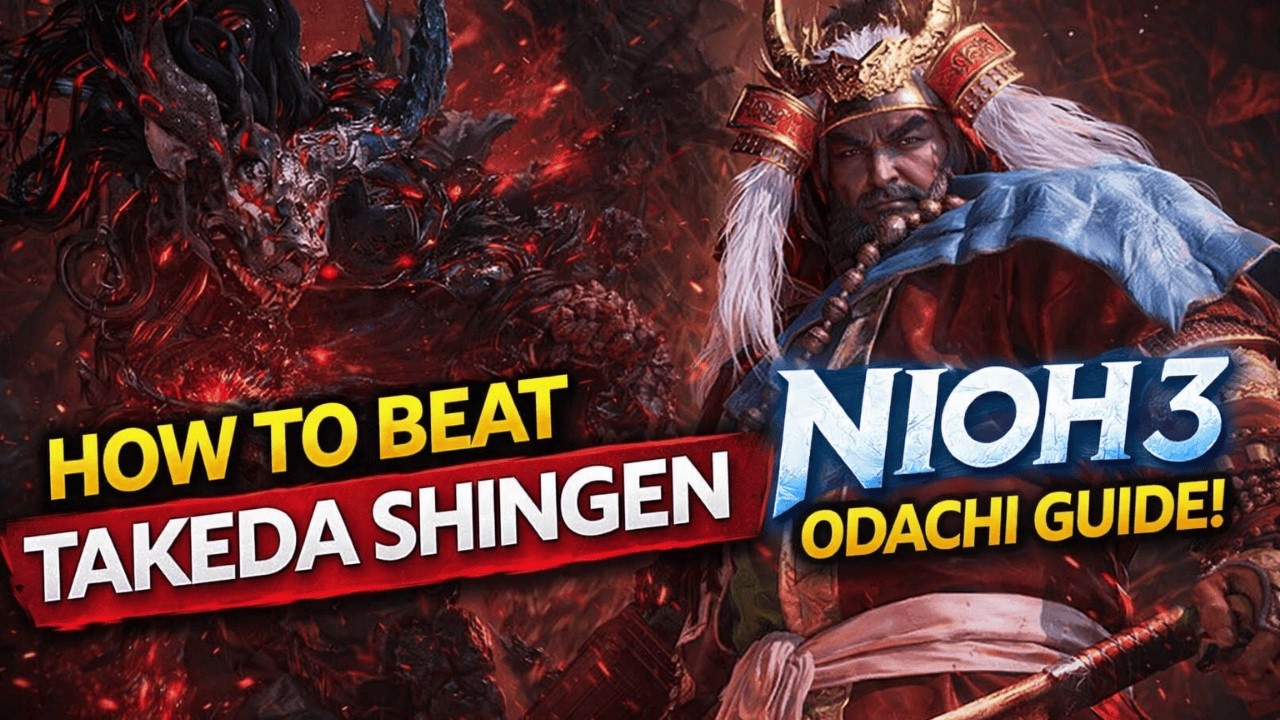 How to Beat Takeda Shingen in Nioh 3 | Odachi Build Boss Guide (Moveset + Strategy)