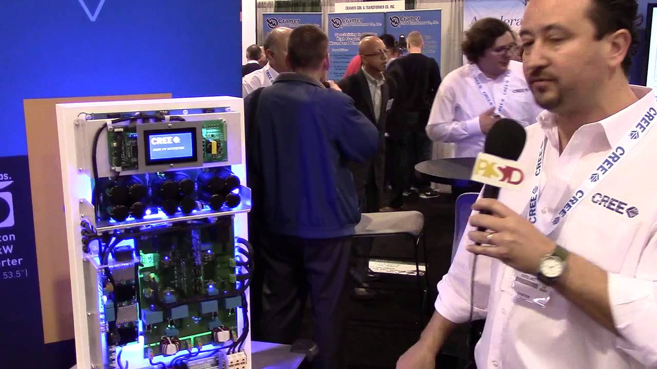 Cree shows a solar inverter using SiC technology at APEC 2015