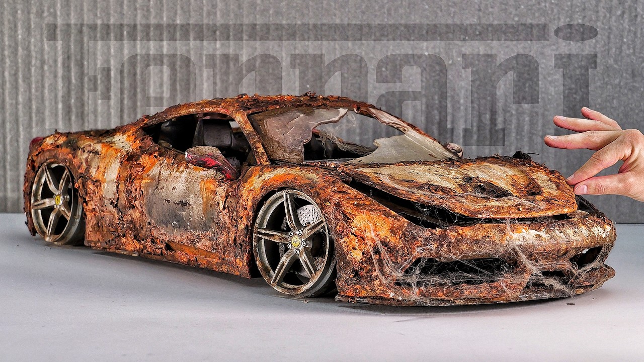 UNBELIEVABLE Ferrari Transformation! Restoration Abandoned Ferrari 458 Speciale