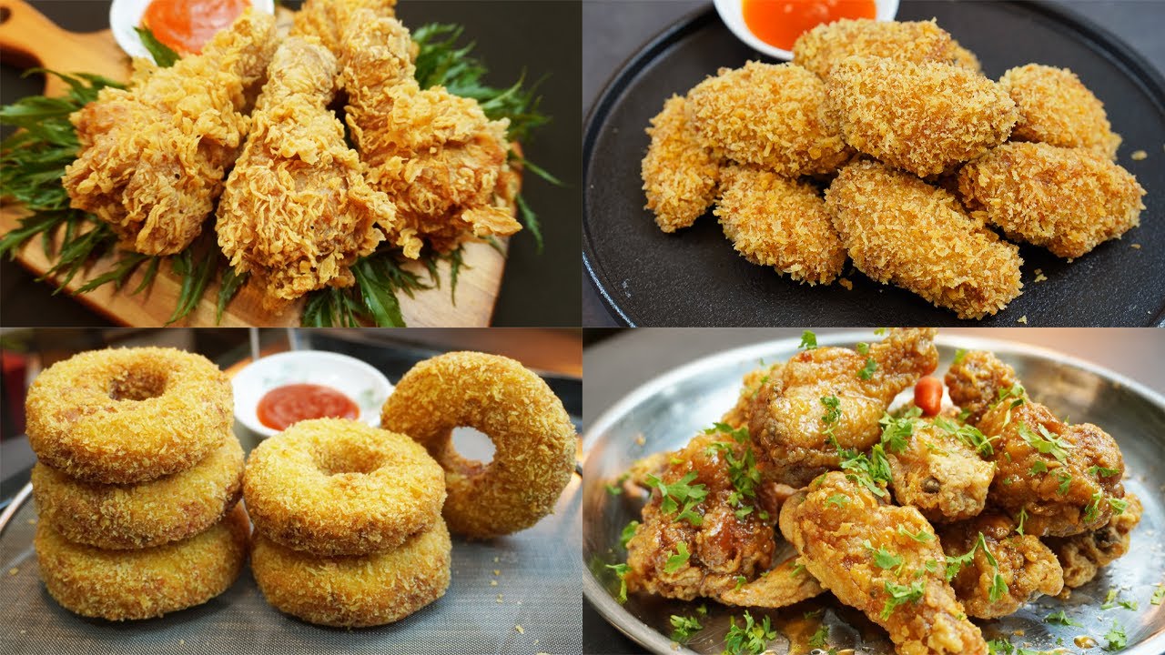 Simple and delicious Crispy KFC Fried Chicken Recipe at Home! 15 Amazing Fried Chicken! Collections