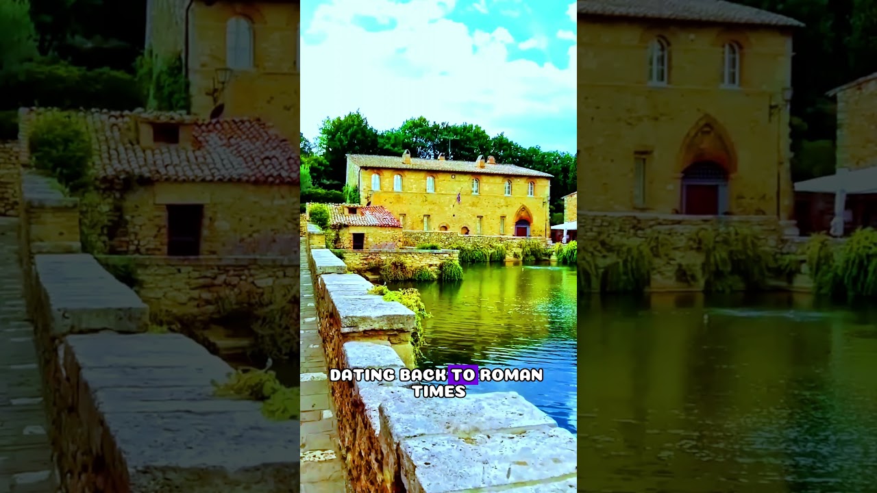 Bagno Vignoni Italy&rsquo;s Village with a Hot Spring Piazza! 💦🇮🇹