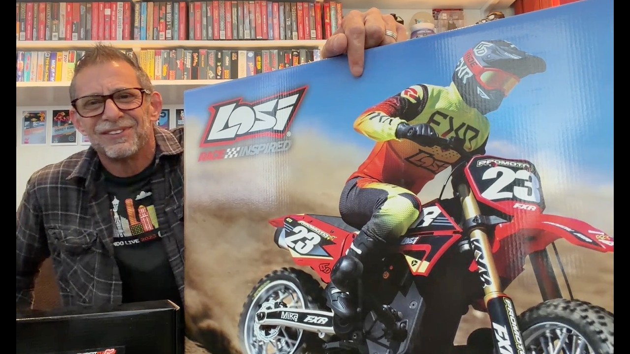Losi 1:4 Promoto MX Motorcycle RTR Unboxing #losirc #losipromoto
