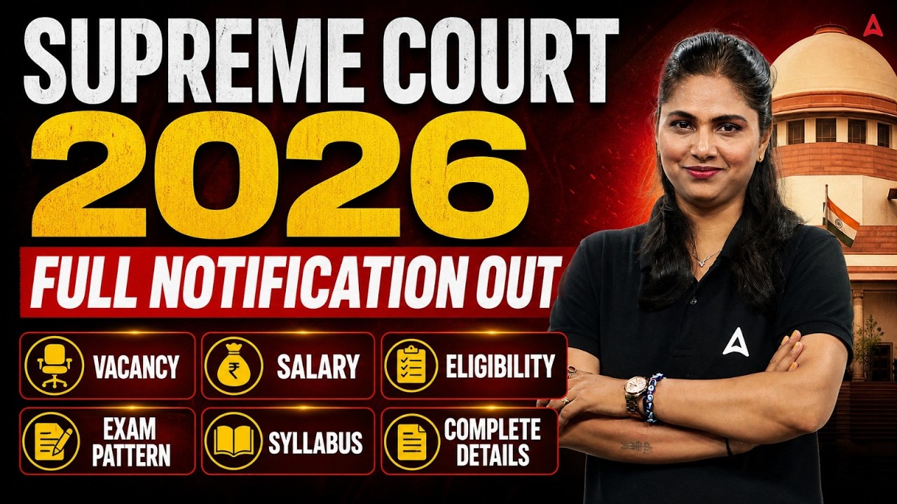 Supreme Court 2026 Full Notification Out Complete Details
