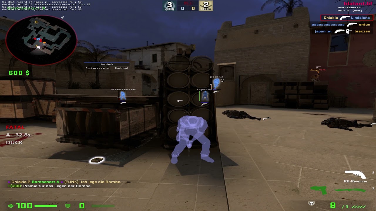 Rage highlights ft. gamesense.pub #1