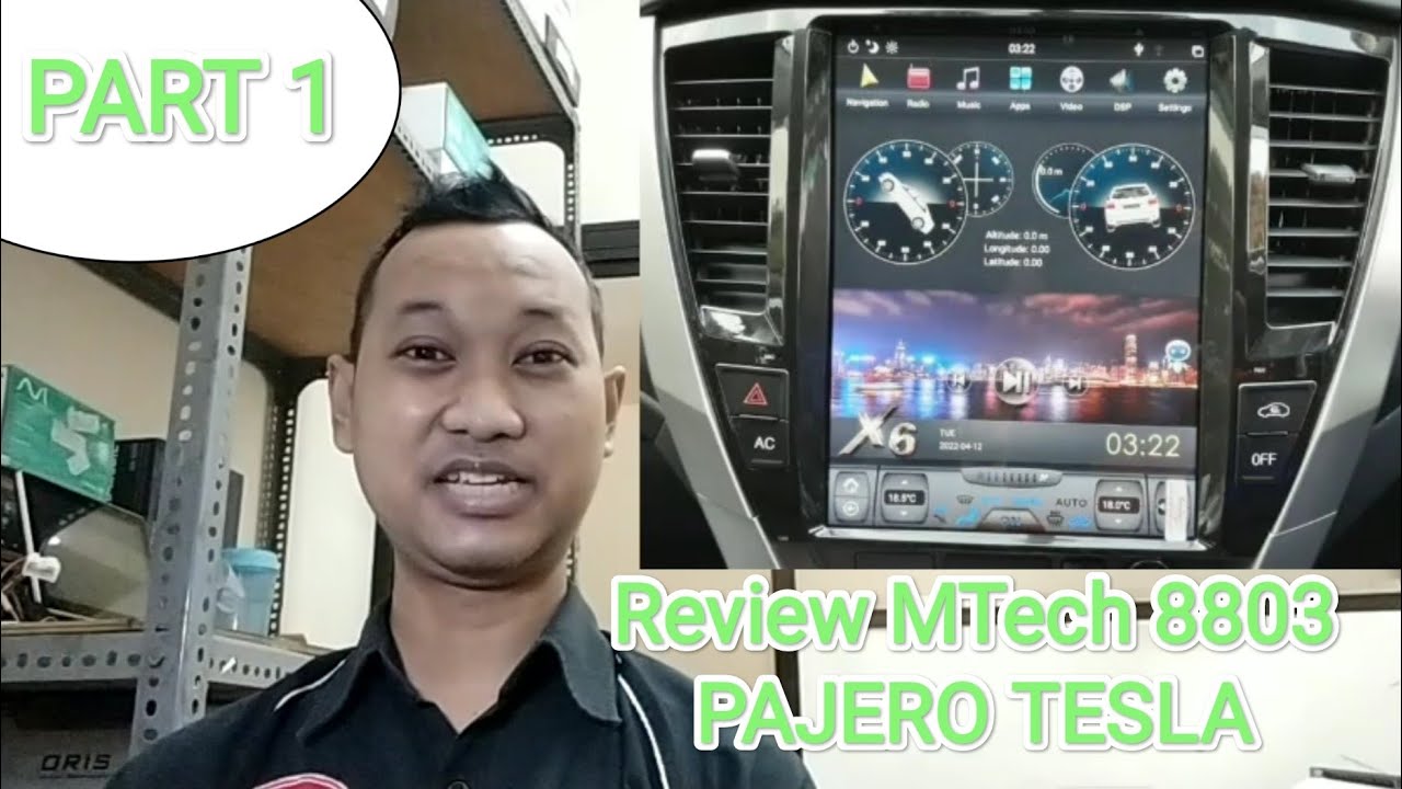 Review Head Unit Android PAJERO MTech TESLA Part 1