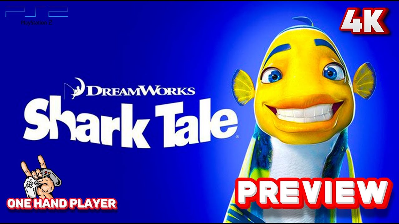 Shark Tale PS2 Gameplay (4K 60FPS) First 20 Minutes Preview One Hand Player