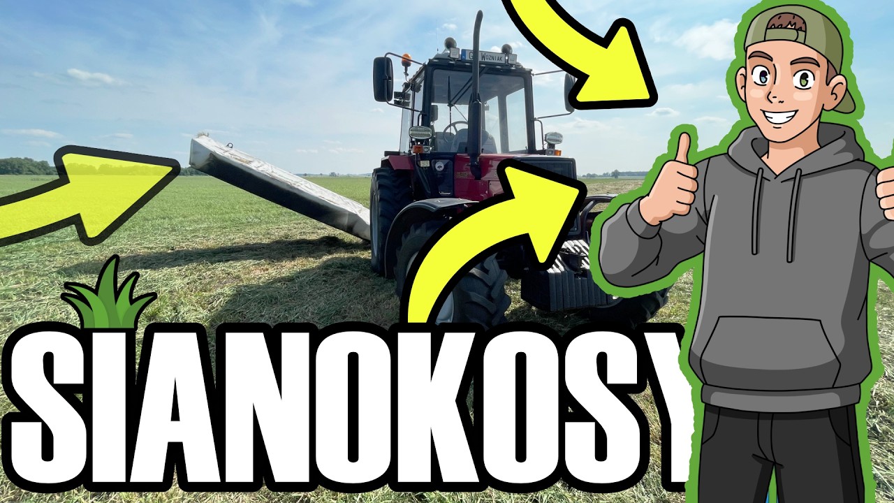 ✔SIANOKOSY 2025☘️Koszenie & Przetrząsanie✔ Belarus 952.2 & SaMasz SAMBA ✔ KUHN GF 6401| GR WOŹNIAK ✔