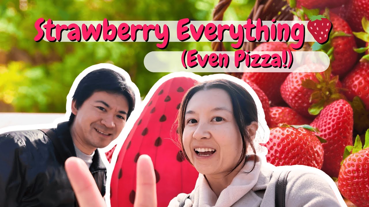 Yokohama Strawberry Festival 2025 🍓 | Strawberry Pizza & Beer?!