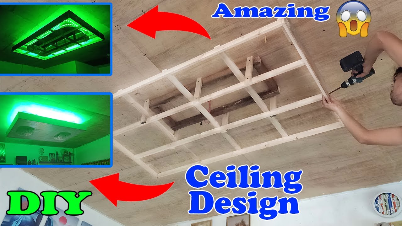 Amazing Modern Ceiling Design | 1K materials cost | LED light | DIY cove ceiling