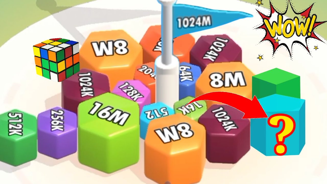2048 Balls 3D | unlock big ball 🏀 in 2048 ball 3d video game gameplay ( android, iso ) #11