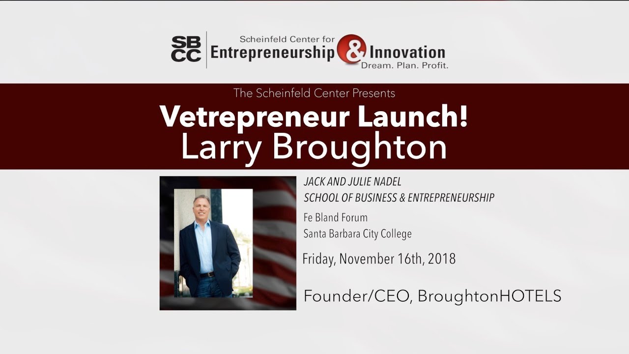 Vetrepreneur Launch 2018 with Larry Broughton