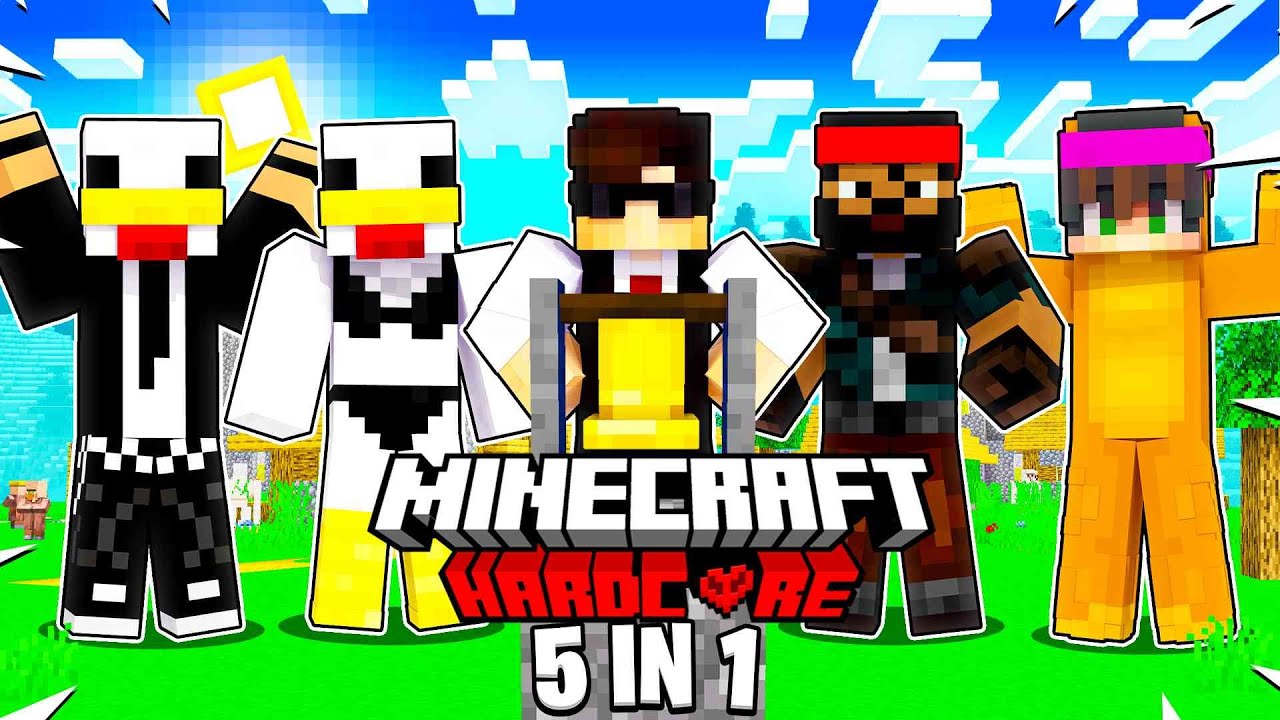 Cel mai Bun Inceput - Minecraft Hardcore 5 in 1