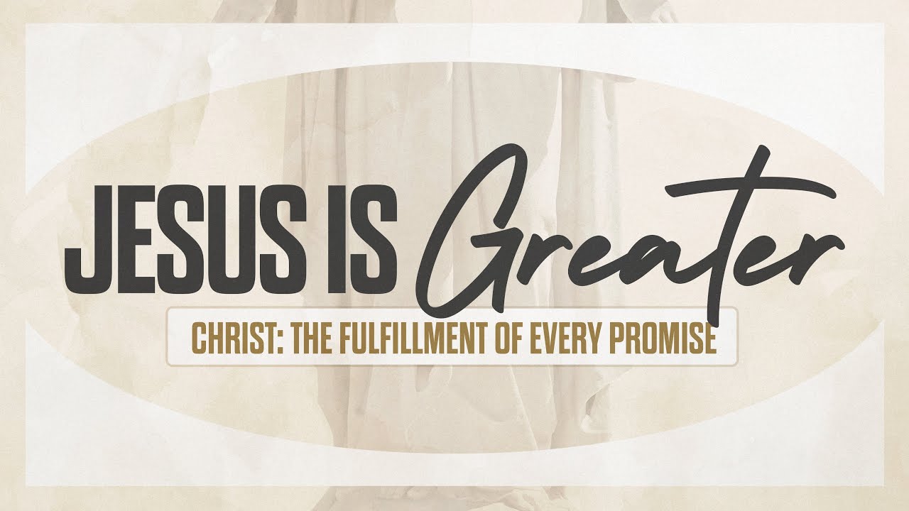 Jesus is Greater: No Replacement Needed - Pastor Chad Braley