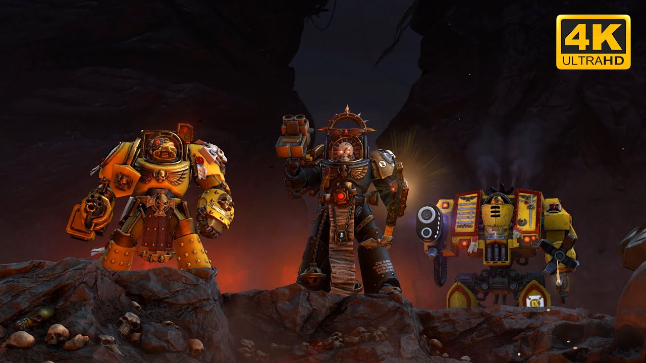 Space Marines vs Eldar - No Limit Mod - Gameplay Video - 4K Quality - Warhammer 40K Dawn Of War 3