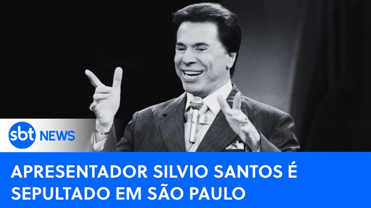 🔴SBT News na TV: Corpo de Silvio Santos é sepultado no Cemitério Israelita de São Paulo