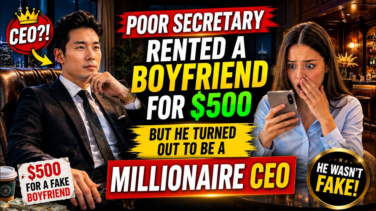 POOR SECRETARY RENTED A BOYFRIEND FOR $500, BUT HE TURNED OUT TO BE A MILLIONAIRE CEO AND TRANSFORME