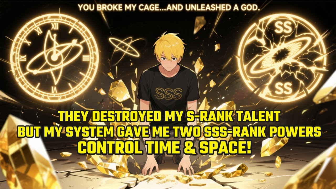 They Destroyed My S-Rank Talent, But My System Gave Me Two SSS-Rank Powers: Control TIME & SPACE!