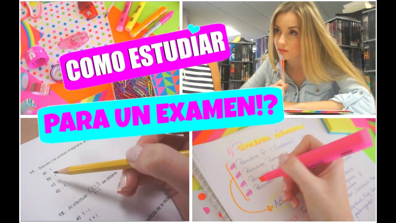 REGRESO A CLASES! ¿COMO ESTUDIAR PARA UN EXAMEN y APROBAR con ÉXITO? | MIS TIPS DE ESTUDIO!