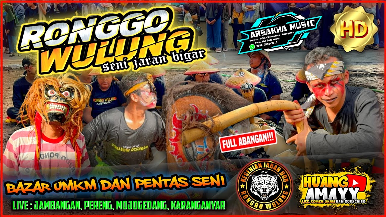 RONGGO WULUNG FT ARSAKHA MUSIC || LIVE JAMBANGAN, PERENG, MOJOGEDANG, KRA.