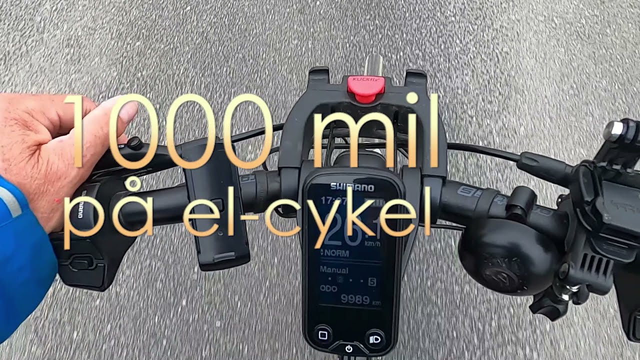 1000 mil på el-cykel!