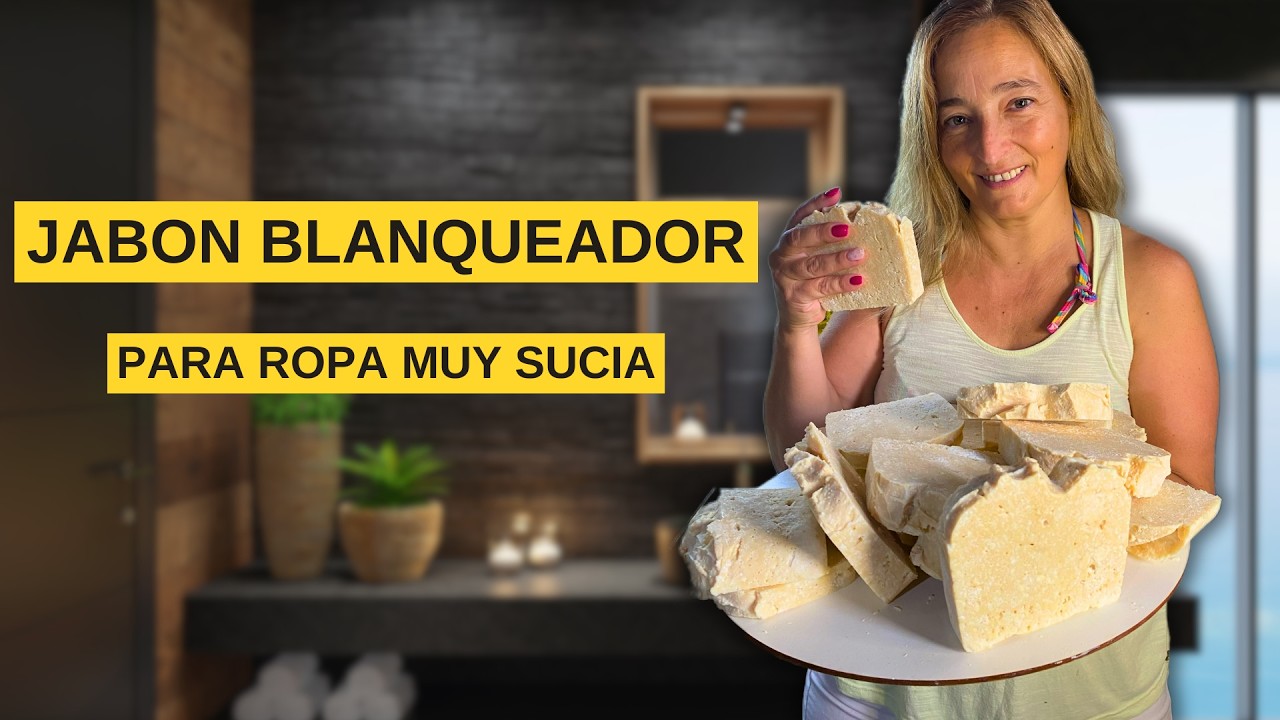 Así hago mi Jabón Blanqueador en Casa!🏠