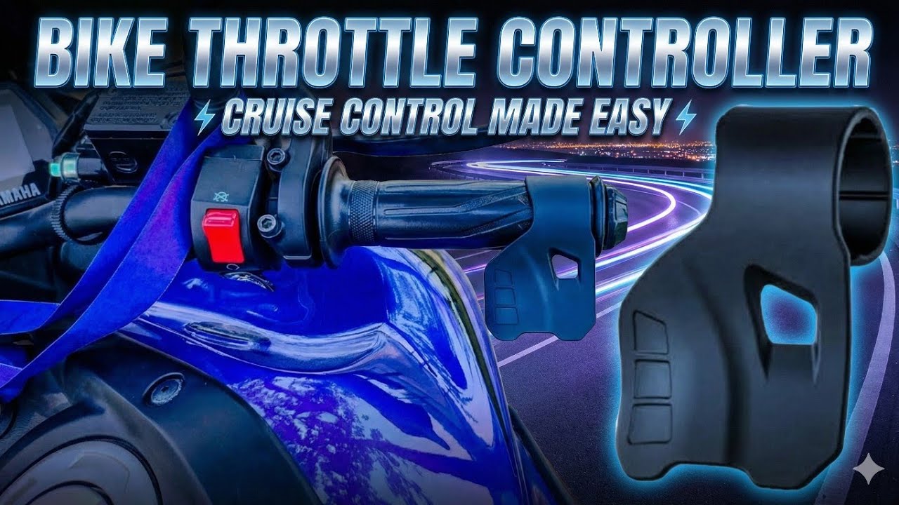 Bike Accelerator / Palm Rest And Throttle Mount Holder Cruise Assist Control Grip