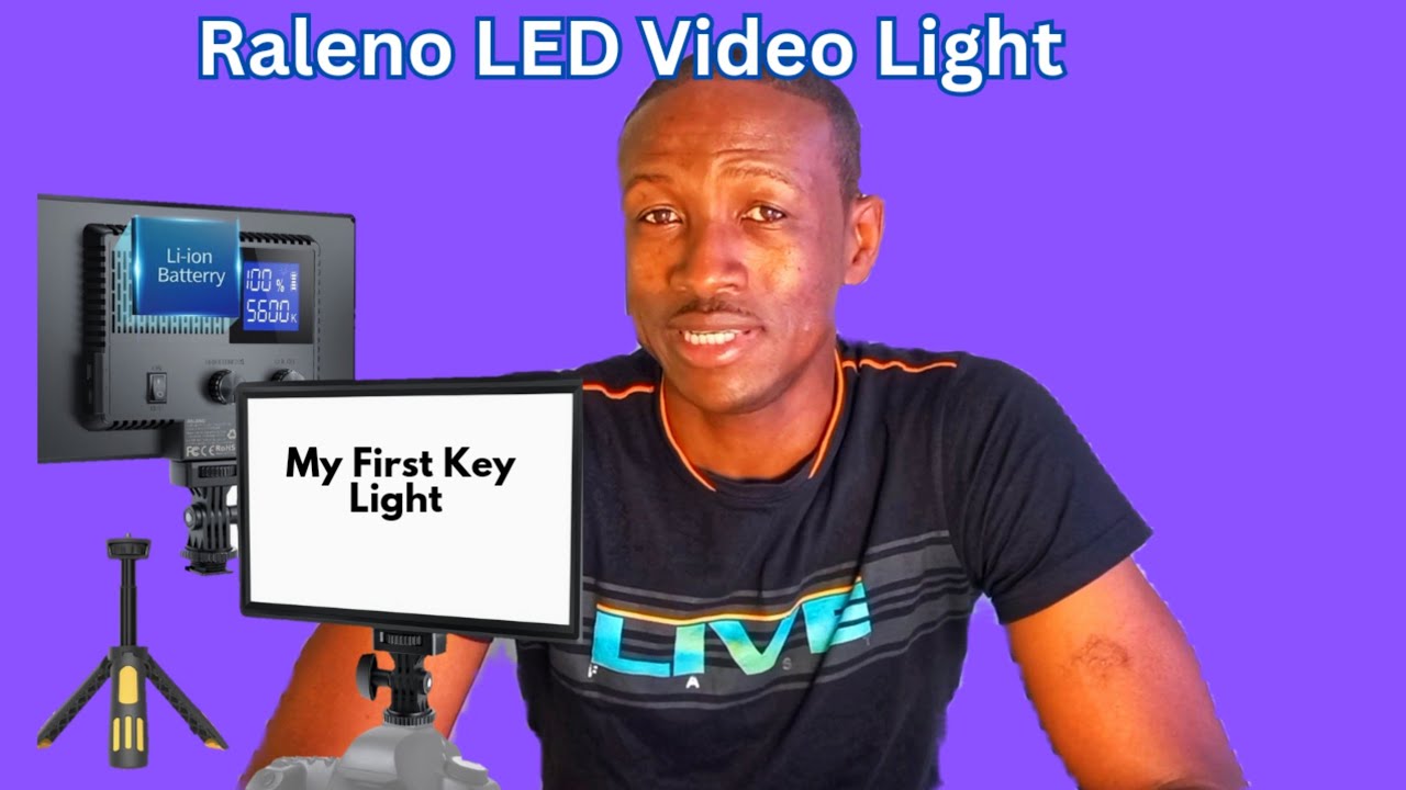 Raleno LED Video Light Model PLV-S116 Unboxing & Demonstration