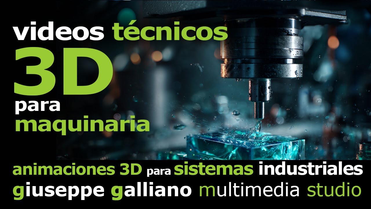 Animación 3D Industrial | Vídeos Técnicos | Gemelos Digitales Renders Vistas Explosionadas máquinas