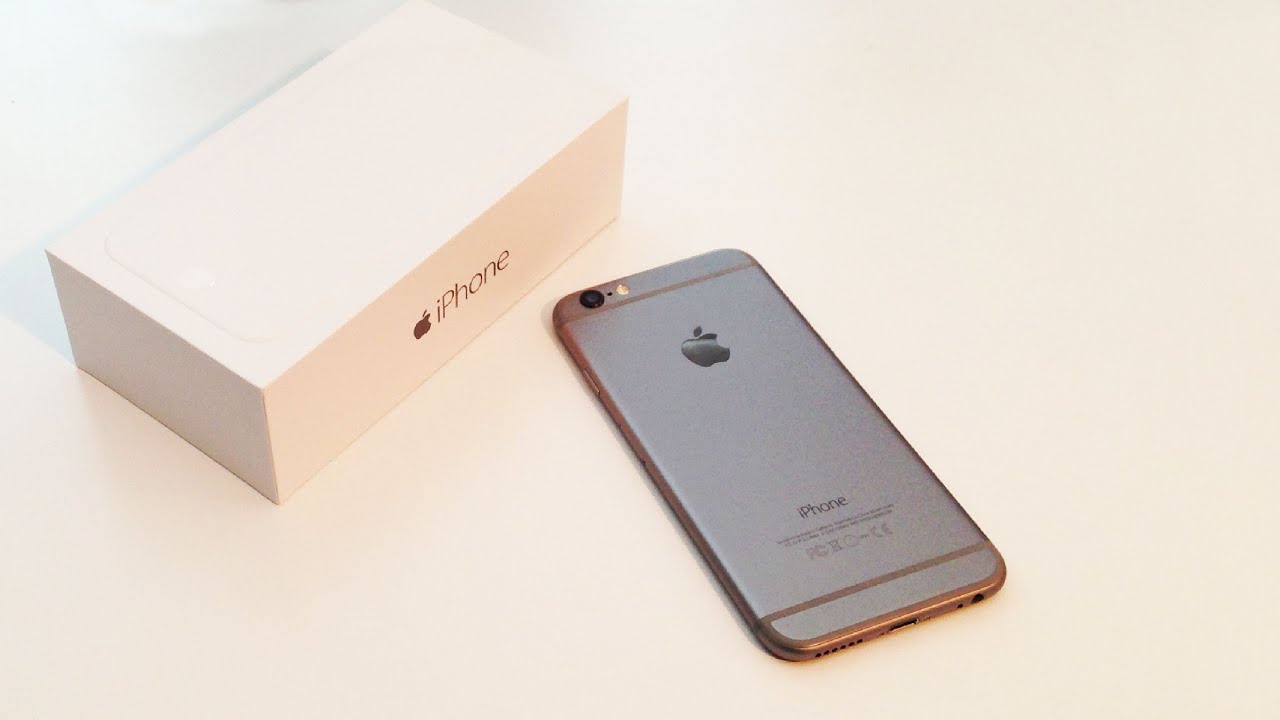 IPHONE 6 UNBOXING 64GB BLACK SLATE