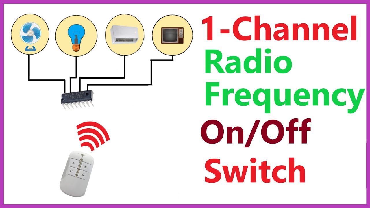 How to make Single Channel RF Remote Control