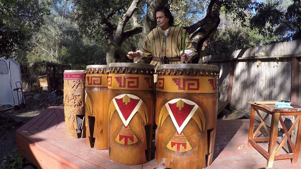 Huehuetl Aztec Drum History and Tutorial