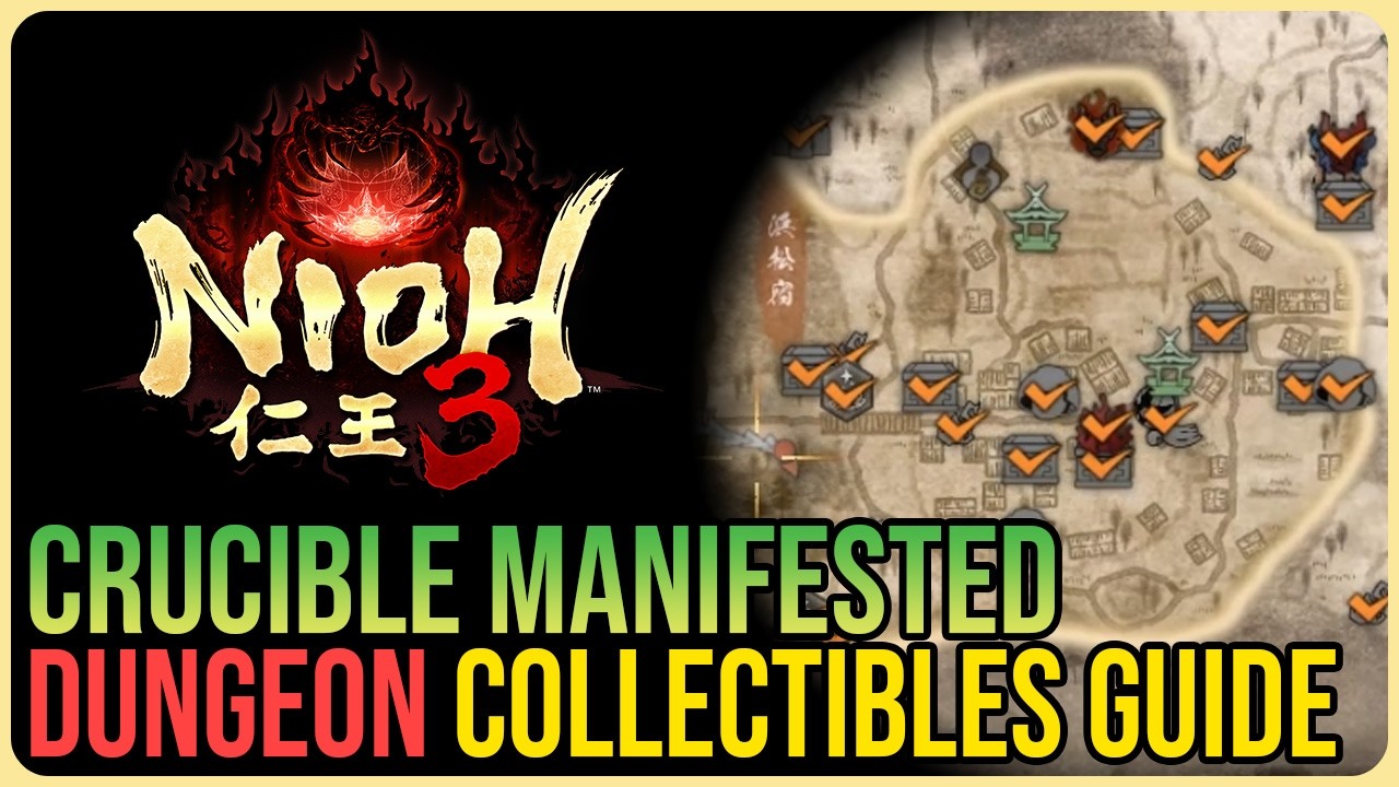 Crucible Manifested All Collectibles – Nioh 3