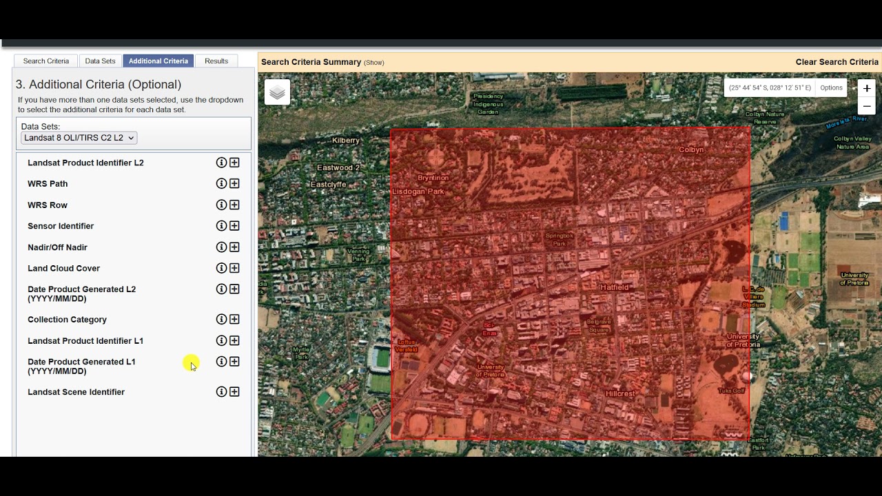 USGS Earth Explorer   How to download data