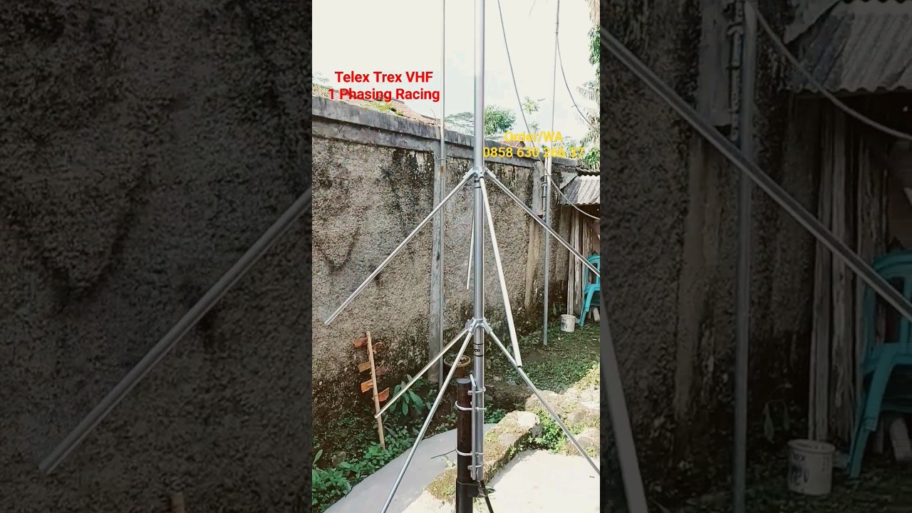 V2R VHF antena Racing Telex Trex pesanan pak sahmardan #antena #telex #racing #v2r #hygain