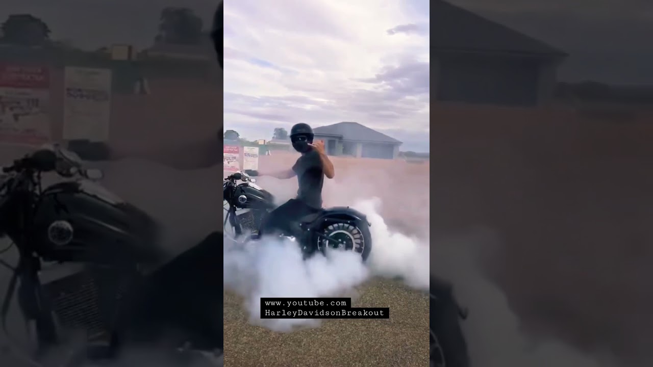 Harley Davidson Breakout Burnout