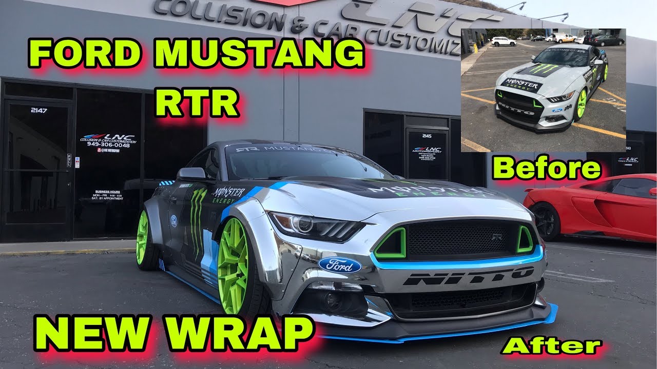 VAUGHN GITTIN JR FORD MUSTANG RTR WIDEDODY NEW WRAP