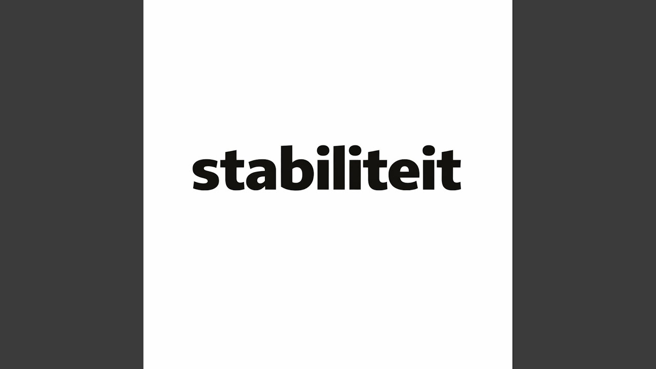 stabiliteit