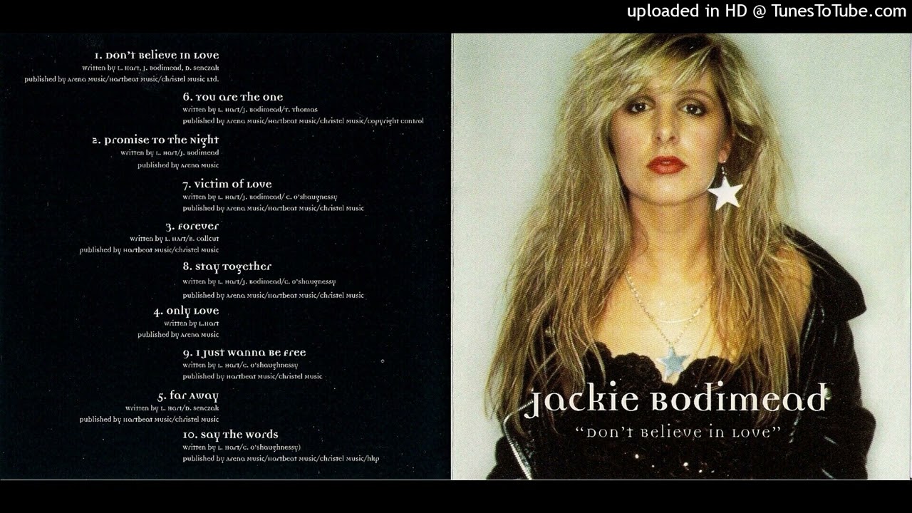 Jackie Bodimead - Don't Believe in Love (1996)