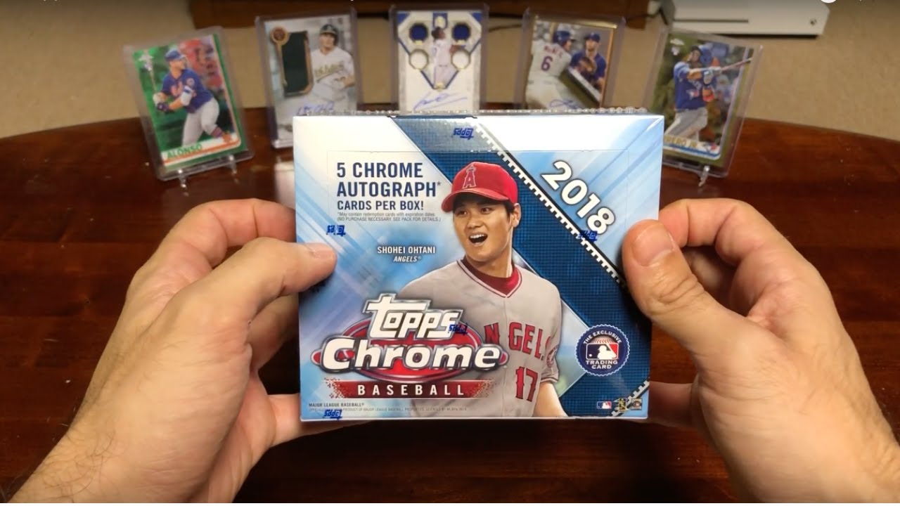 2018 Topps Chrome Baseball Jumbo Hobby Box!!