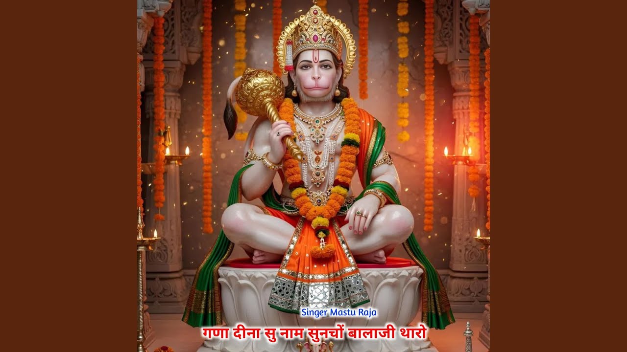 गणा दीना सु नाम सुनचों बालाजी थारो
