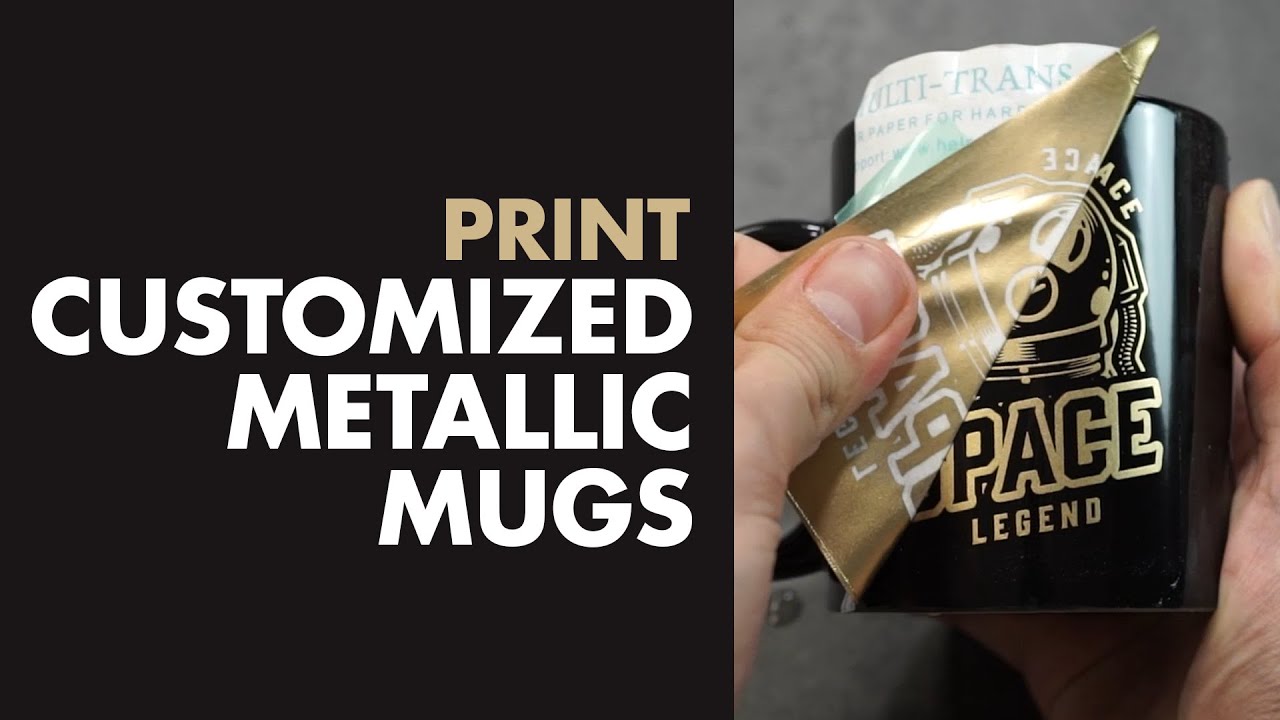 Customized Metallic Mugs with Multi-Trans Metallic