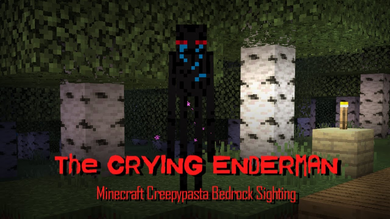 Minecraft Creepypasta | Crying Enderman (BEDROCK)