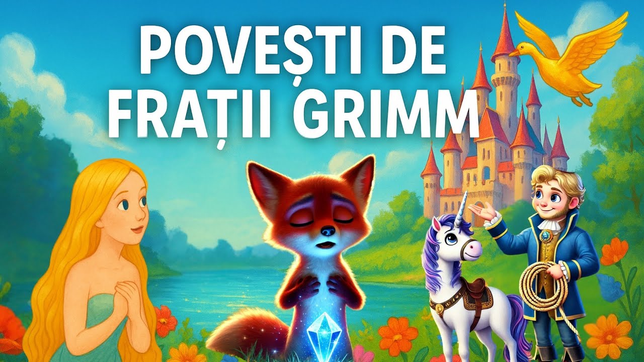 COLAJ cu Poveşti de FRATII GRIMM - Povesti pentru copii #povesti #lectura