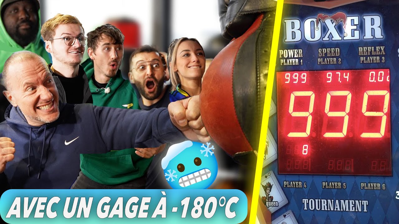 On explose une machine à coup de poing ft.@lucas_studio, @CharlesMelanie et Djimo