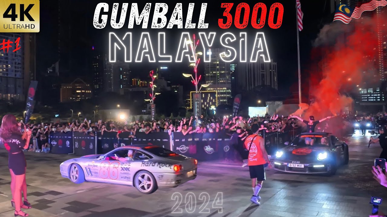 Crazy Scenes As Gumball Arreived To Kuala Lumpur | Gumball 3000 Kuala Lumpur Malaysia 🇲🇾 🤯😱