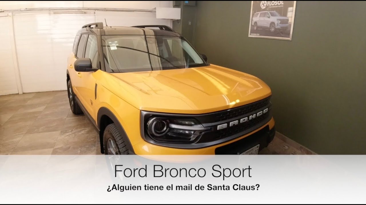 Bronco Sport Badlands. ¿Alguien tiene el mail de Santa Claus?