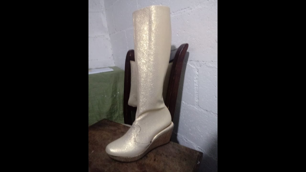 Como hacer los moldes de bota de tacón y caña alta