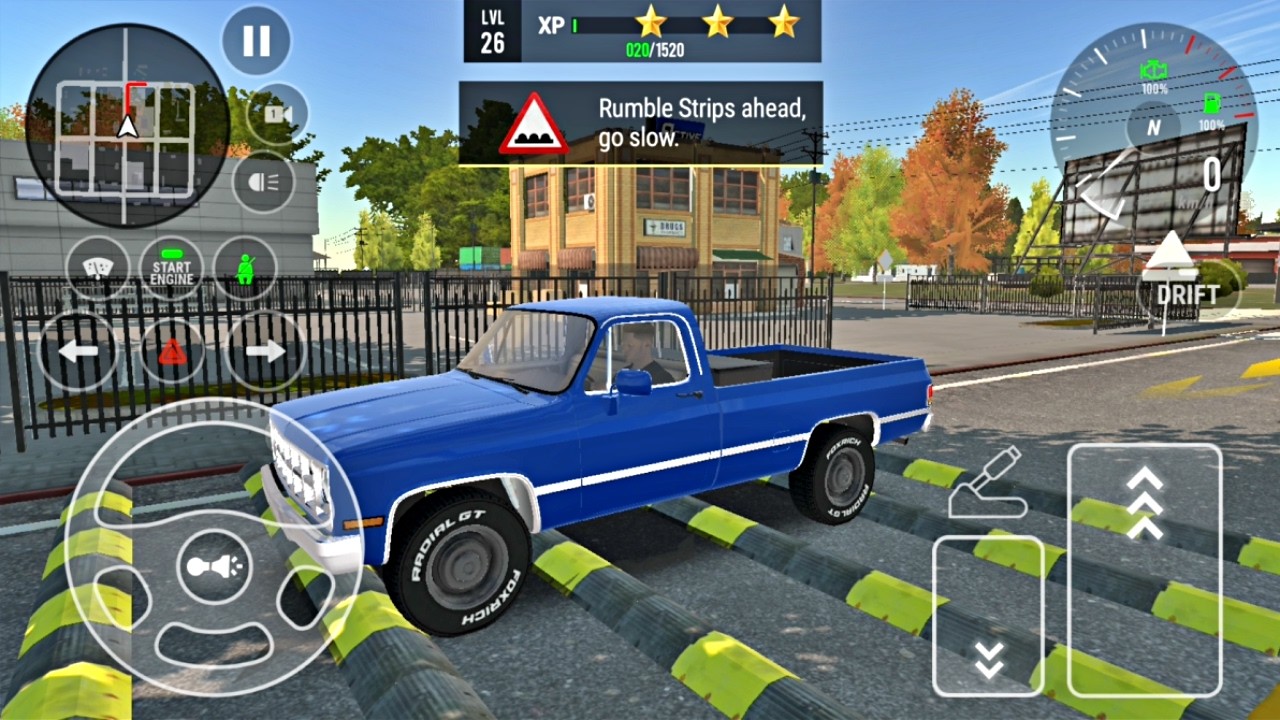 Car Parking Driving School - Rumble Strips Ahead - Android Gameplay