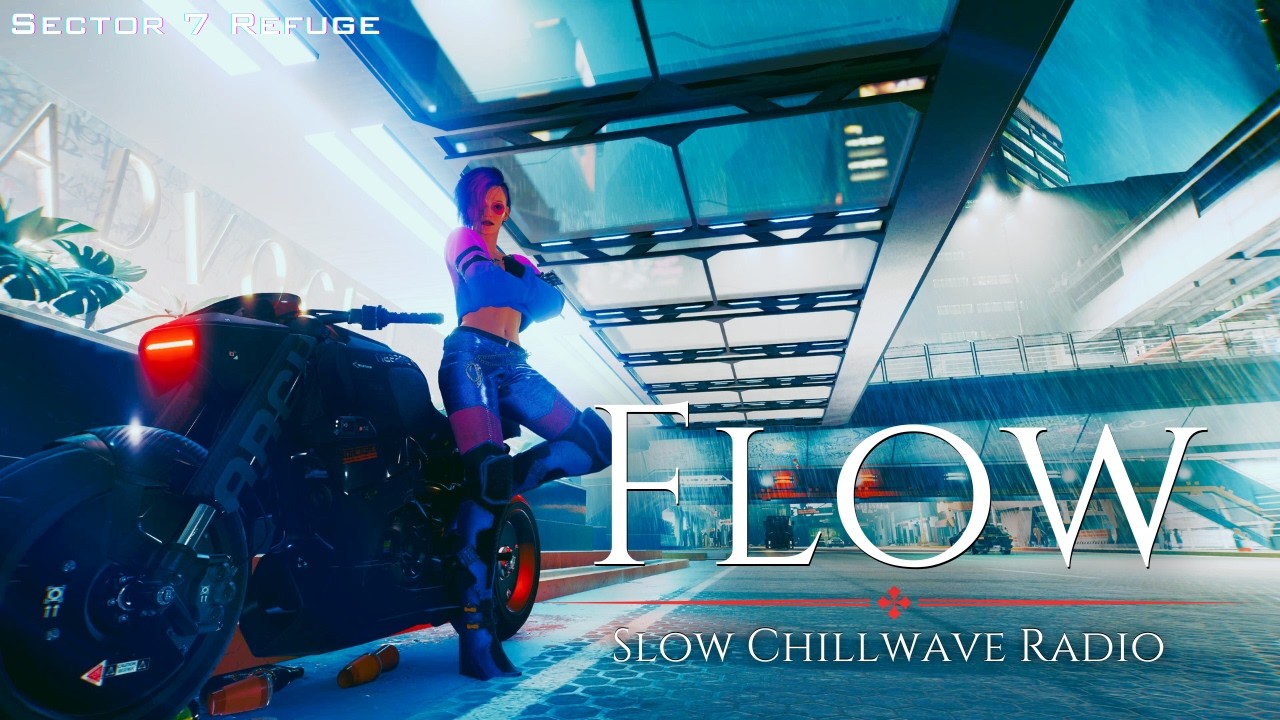 [FLOW] Night City Drive | Slow Chillwave Radio for Coding | Bladerunner